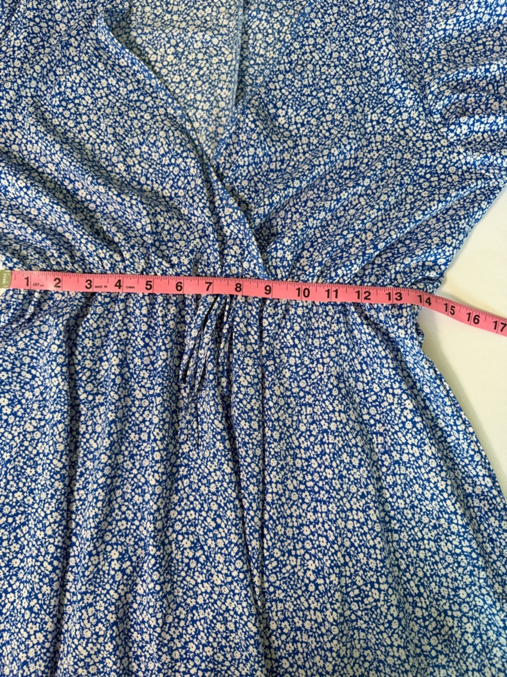 SHEIN Large Floral Flutter Sleeve Mini Dress - Picture 8 of 8